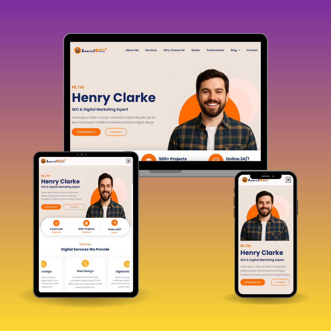 personal portfolio website